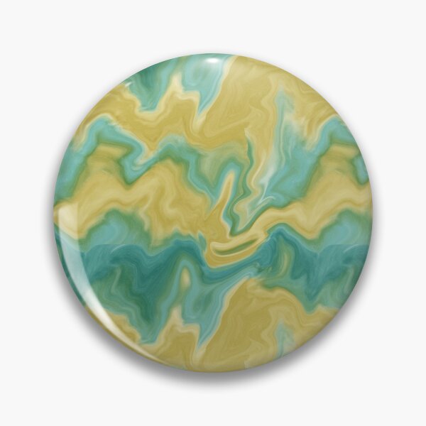 Item preview, Teal and yellow abstract marble pattern designed and sold by DesignsbyPheby.