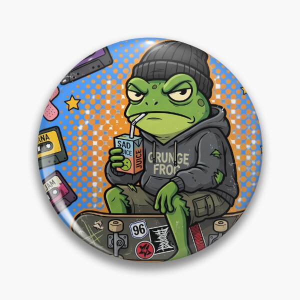 Item preview, 90s Grunge Frog Skate Alternative Rock Tape designed and sold by yPaladino432.