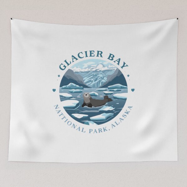 Item preview, Glacier Bay National Park, Alaska Travel Souvenir Sea Otter Wildlife Visitor designed and sold by Simsimah26Parks.