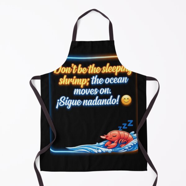 Item preview, Copy of Sleeping Shrimp Gets Carried Away Funny Proverb Design designed and sold by ViralStickShop.