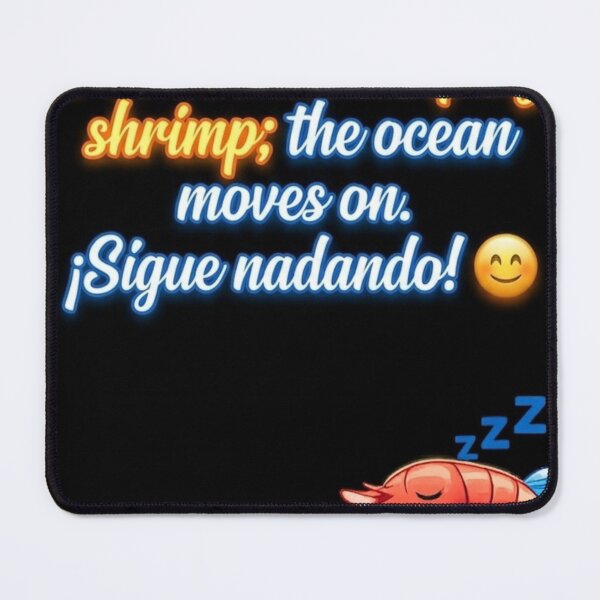 Item preview, Copy of Sleeping Shrimp Gets Carried Away Funny Proverb Design designed and sold by ViralStickShop.