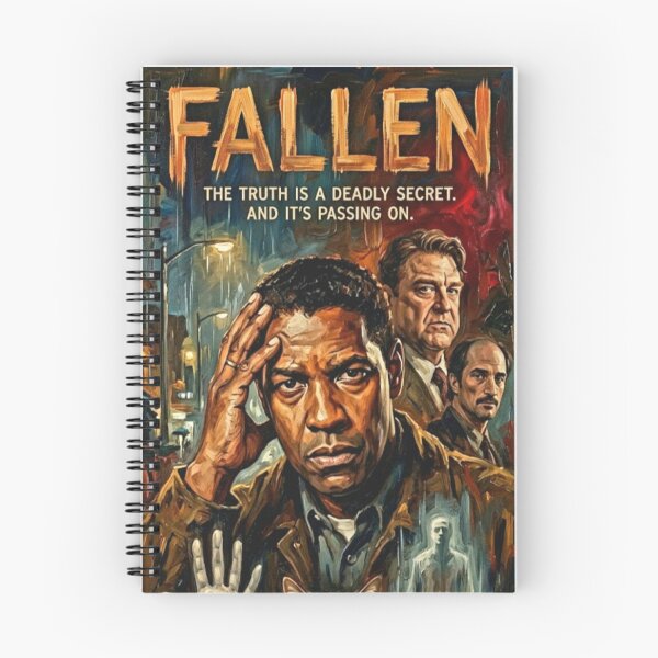 Item preview, Fallen Retro Supernatural Crime Thriller Detective Tribute Art Movie Poster designed and sold by Art's Diner.