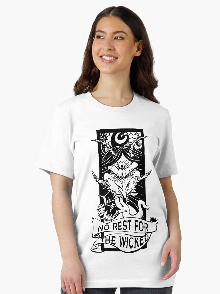 Thumbnail 2 of 7, Essential T-Shirt, No Rest for the Wicked designed and sold by Sojobo.