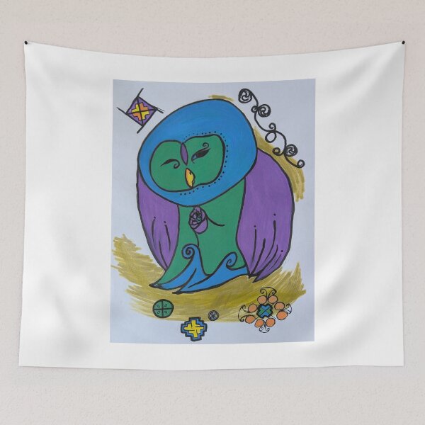 Item preview, Owl designed and sold by Dark Moon Art Studio.