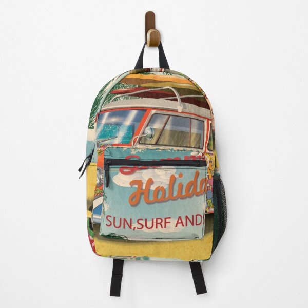 Item preview, Summer Holiday Van – Retro Beach Vibes | Sun Surf Sand Hippie Bus designed and sold by hyper-zone.