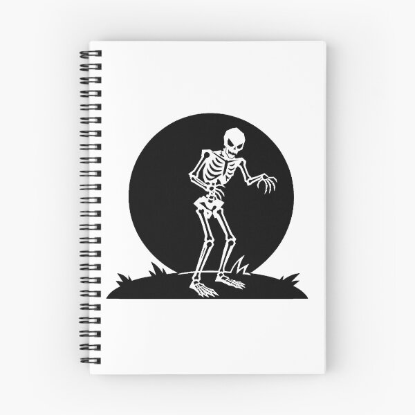 Item preview, Full Moon Skeleton Silhouette Black designed and sold by DredMuunStudios.