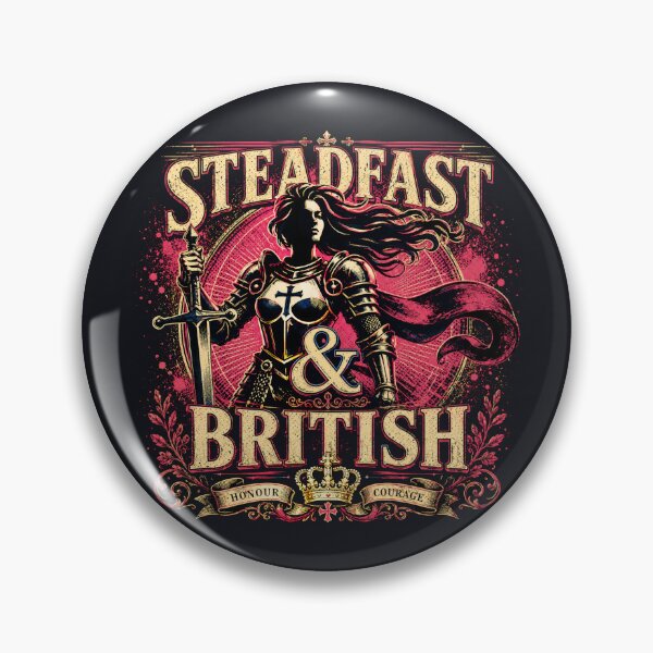 Item preview, Steadfast & British | Honour • Courage • Resolve designed and sold by Sanctum Icons.