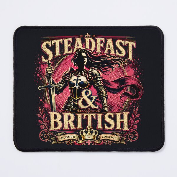 Item preview, Steadfast & British | Honour • Courage • Resolve designed and sold by Sanctum Icons.