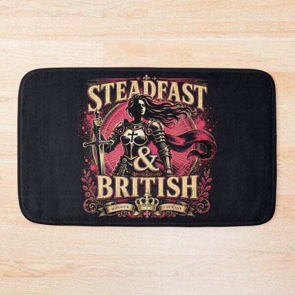 Item preview, Steadfast & British | Honour • Courage • Resolve designed and sold by Sanctum Icons.