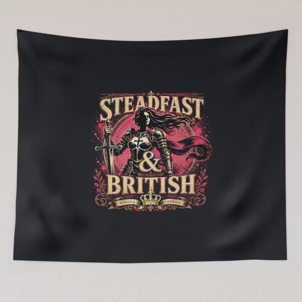 Item preview, Steadfast & British | Honour • Courage • Resolve designed and sold by Sanctum Icons.