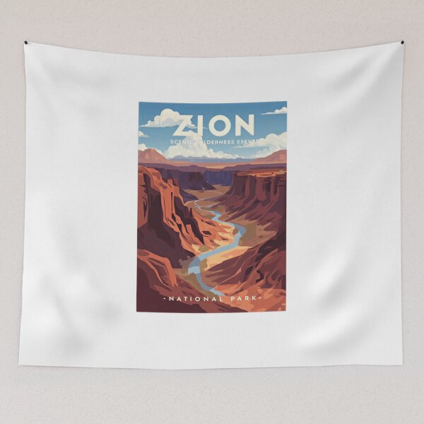 Item preview, Zion Scenic Wilderness Reserve National Park Travel Nature Hiking Adventure Explore designed and sold by Simsimah26Parks.