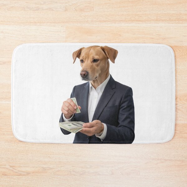 Item preview,  Business Dog Counting Money - Funny Corporate Dog Art designed and sold by shop0102.