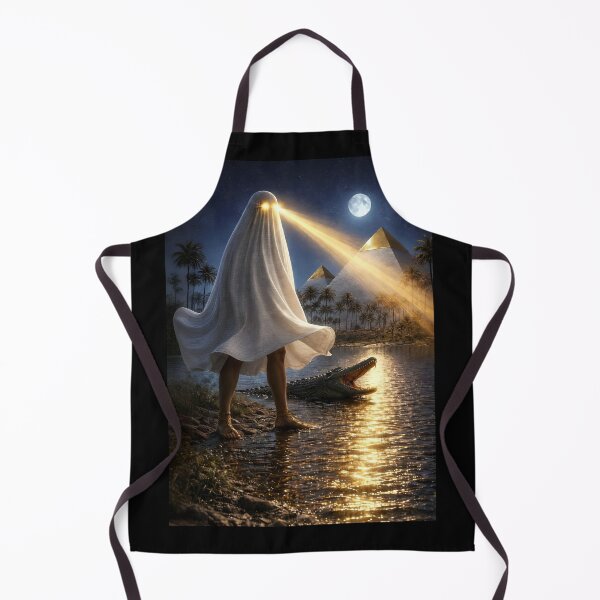 Item preview, Medjed – The Mysterious Ancient Egyptian God | Egyptian Mythology Art Print designed and sold by TuyaArts.