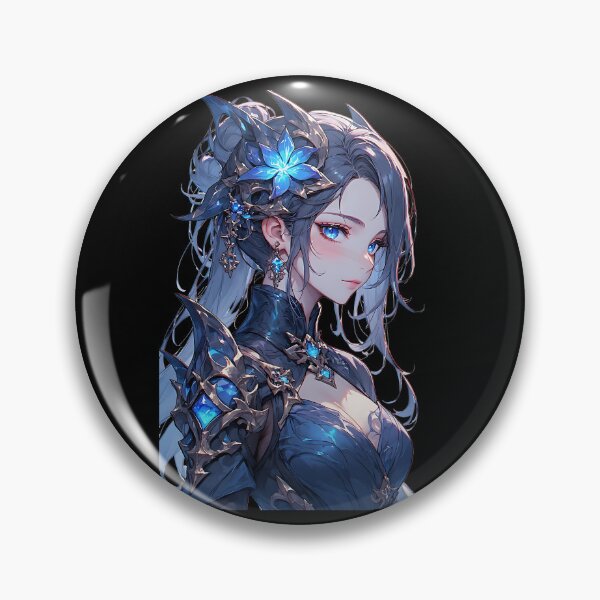 Item preview, Blue Crystal Fantasy Anime Warrior Princess designed and sold by UrbanPrts.