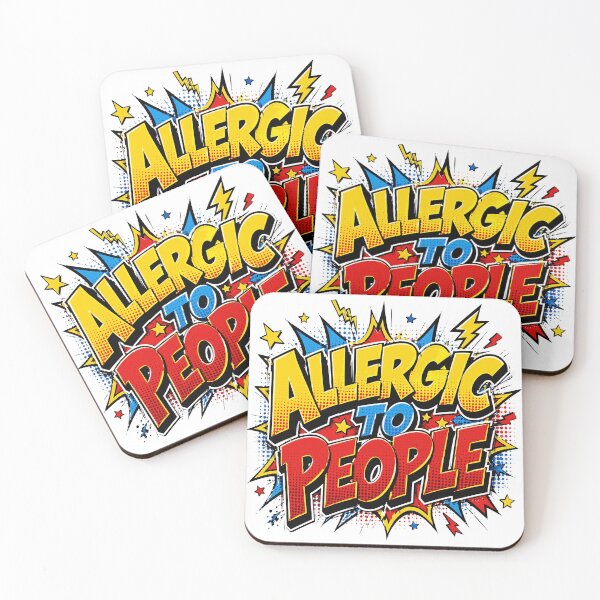 Item preview, Allergic to people designed and sold by BlueBerry45.