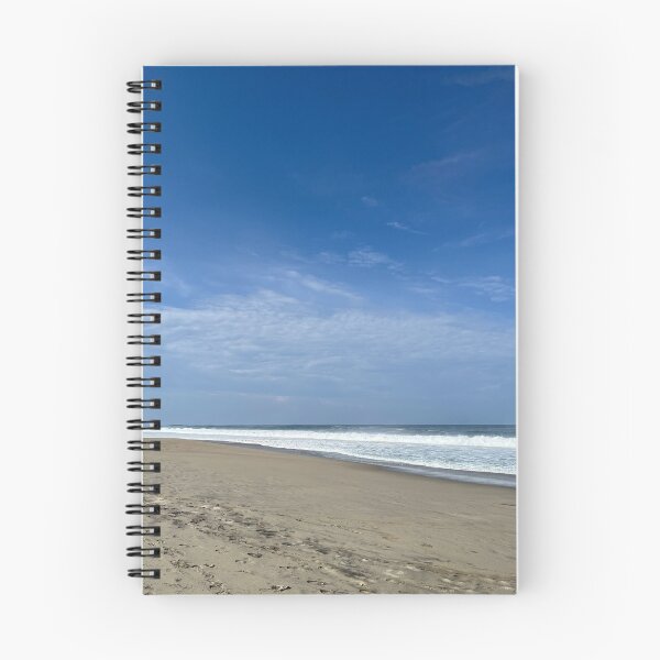 Item preview, Endless blue summer sky over a wide sandy beach designed and sold by Art of Momenz.