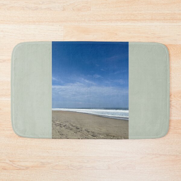 Item preview, Endless blue summer sky over a wide sandy beach designed and sold by Art of Momenz.