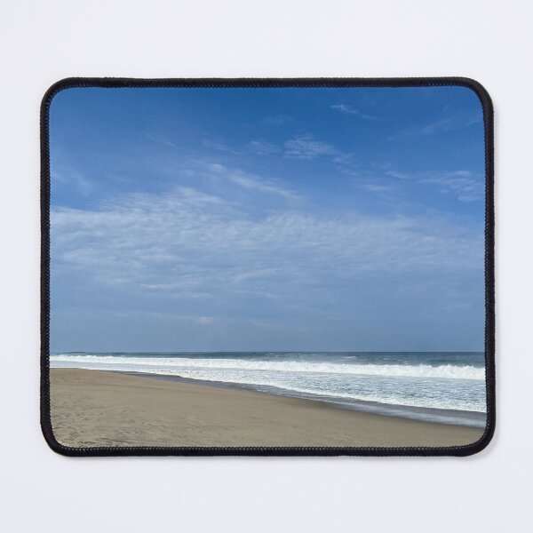 Item preview, Endless blue summer sky over a wide sandy beach designed and sold by Art of Momenz.