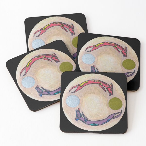Item preview, Wolves, The Sun and Moon designed and sold by Dark Moon Art Studio.