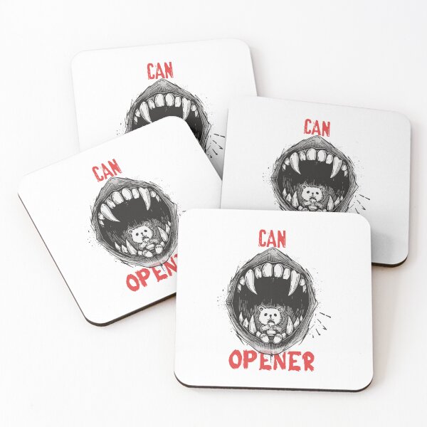 Item preview, Can Opener Funny Vampire Mouth Bear Drinking Soda Streetwear T-Shirt designed and sold by AbderraimArt.