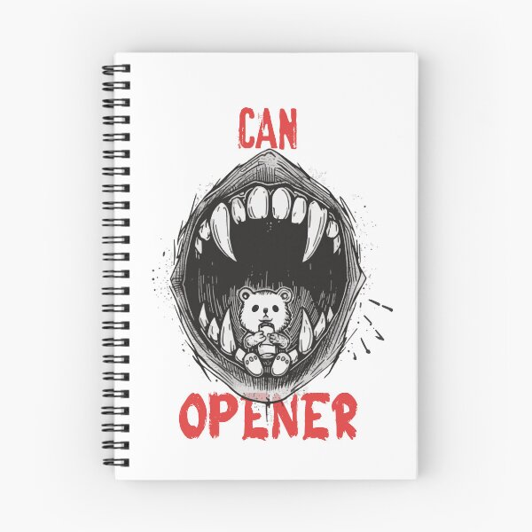 Item preview, Can Opener Funny Vampire Mouth Bear Drinking Soda Streetwear T-Shirt designed and sold by AbderraimArt.