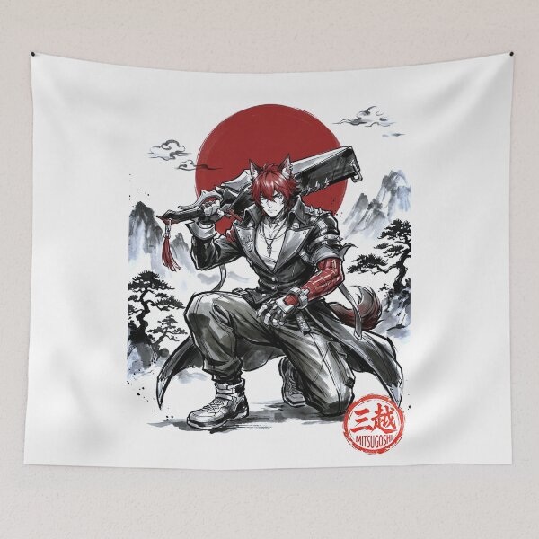Item preview, Komano Manato Sumi-e designed and sold by Mitsugoshi.