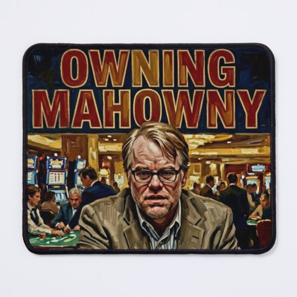Item preview, Owning Mahowny Retro Casino Crime Drama Tribute Art Movie Poster designed and sold by Art's Diner.