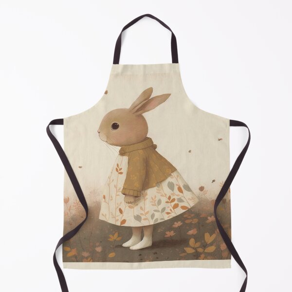 Artikelvorschau, Hase im Kleid im Herbst entworfen und verkauft von PlaytimeArt.