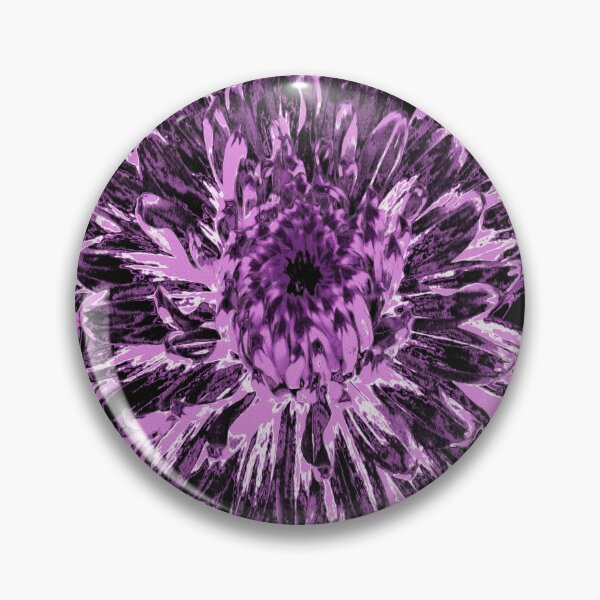 Item preview, Black and Pink Dahlia Flower designed and sold by myrubiogarden.