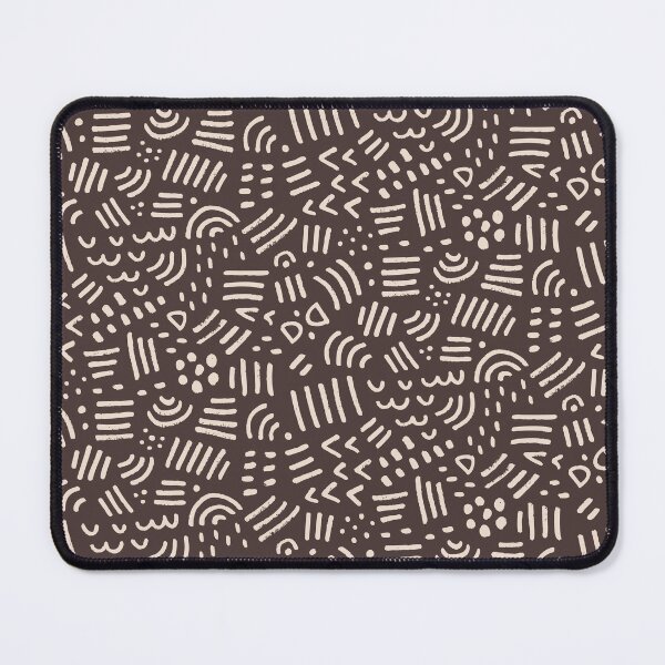 Item preview, Doodle Marks on Brown - Abstract Pattern for Artists designed and sold by Mandy Porta LLC.