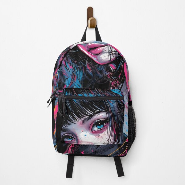 Item preview, Neon Pop Art Girl Portrait Vibrant designed and sold by UrbanPrts.