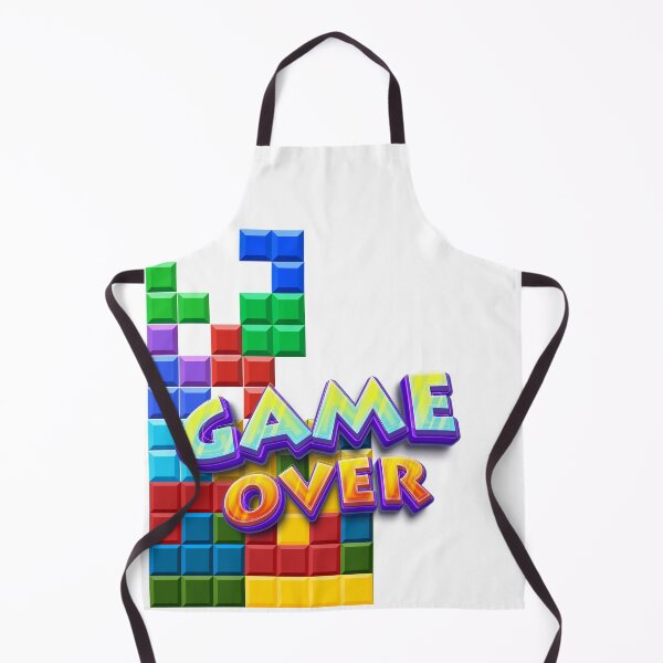 Item preview, Retro Block Puzzle Game Over Arcade Art designed and sold by rich-moda.
