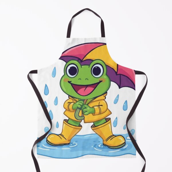 Item preview, Cute Frog in Rain Boots Kawaii Sticker | Adorable Rainy Day Frog designed and sold by Stylestickers55.