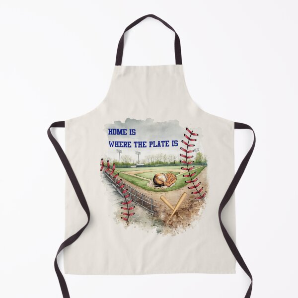 Item preview, Home Is Where the Plate Is | Baseball Lifestyle Vintage Watercolor Baseball Field Design designed and sold by Dinaelsherkawy.