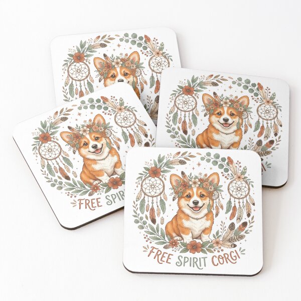 Item preview, Cute Corgi Flower Crown Shirt, Adorable Corgi Spring Floral Tee, Corgi Flower Gift for Dog Lovers and Nature Fans designed and sold by Wearable Canvas...