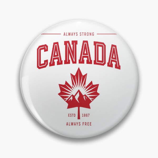 Item preview, Minimalist Canada 1867 Mountain Maple Leaf Graphic designed and sold by InspiredCreatives.