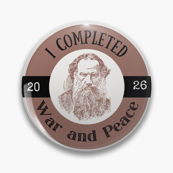 Item preview, I Completed War and Peace 2026 designed and sold by jennlcollier.