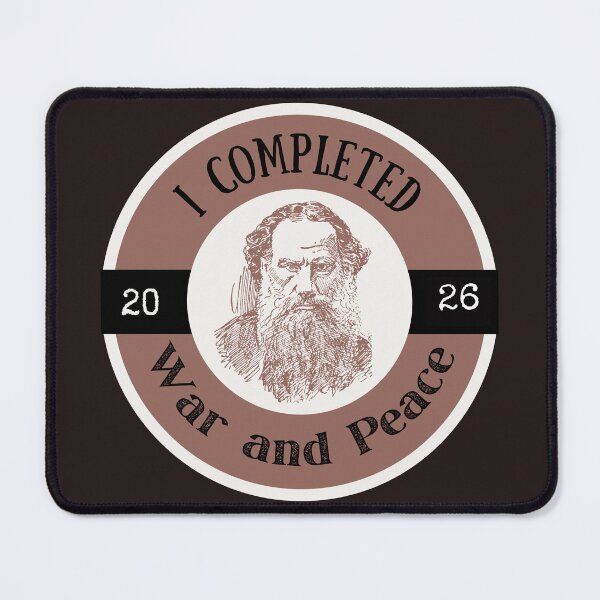 Item preview, I Completed War and Peace 2026 designed and sold by jennlcollier.