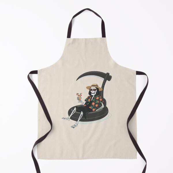 Item preview, Funny Grim Reaper Vacation Summer Goth Beach Art designed and sold by Cipher & Soul.