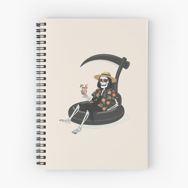 Item preview, Funny Grim Reaper Vacation Summer Goth Beach Art designed and sold by Cipher & Soul.