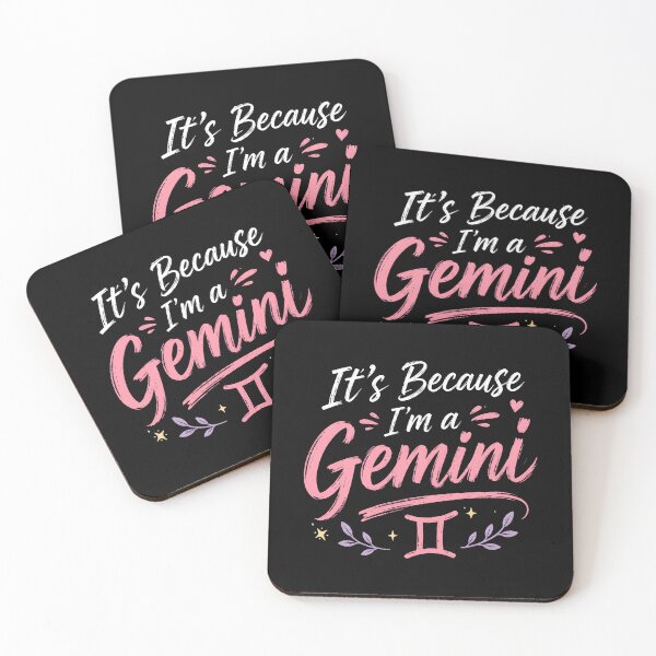 Item preview, It's Because I'm a Gemini Celestial Zodiac designed and sold by Marblaes00.