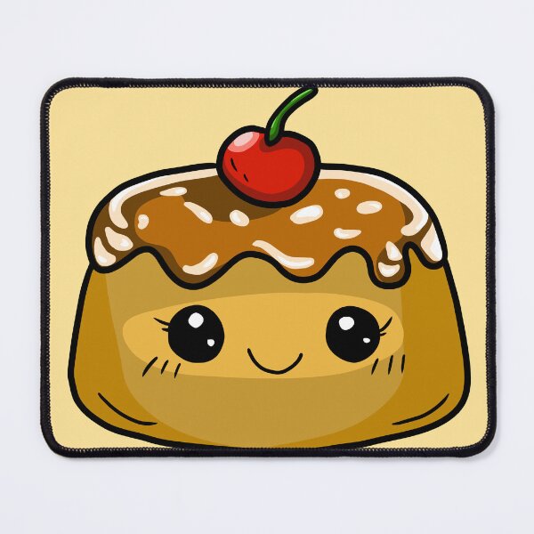 Item preview, Pudding Dessert Character Illustration designed and sold by Phyllya Design.