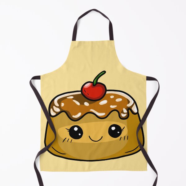 Artikelvorschau, Illustration einer Figur aus einem Pudding-Dessert entworfen und verkauft von Phyllya Design.
