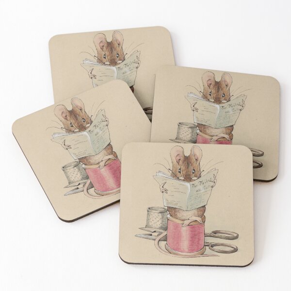 Item preview, The Tailor Mouse - Beatrix Potter - Vintage Art designed and sold by RickE.