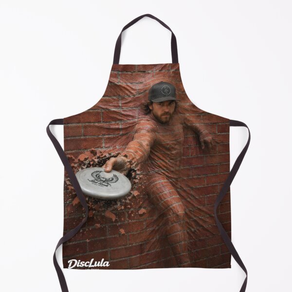 Item preview, Disc Golfer Bursting Through Brick Wall designed and sold by DiscLula.