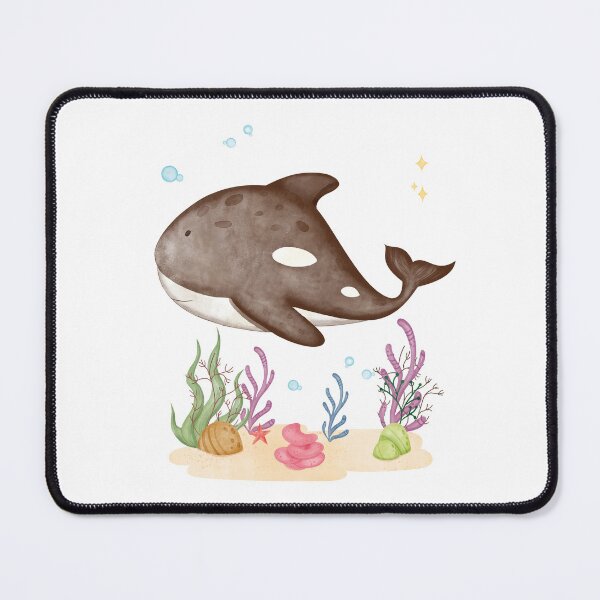 Item preview, Cute Orca Watercolor Illustration | Kawaii Killer Whale Ocean Animal Art designed and sold by Andreia Magic Kids.