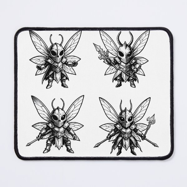 Item preview, Chibi Insect Knight Vintage Dark Fantasy Beetle Warrior designed and sold by KCasual.