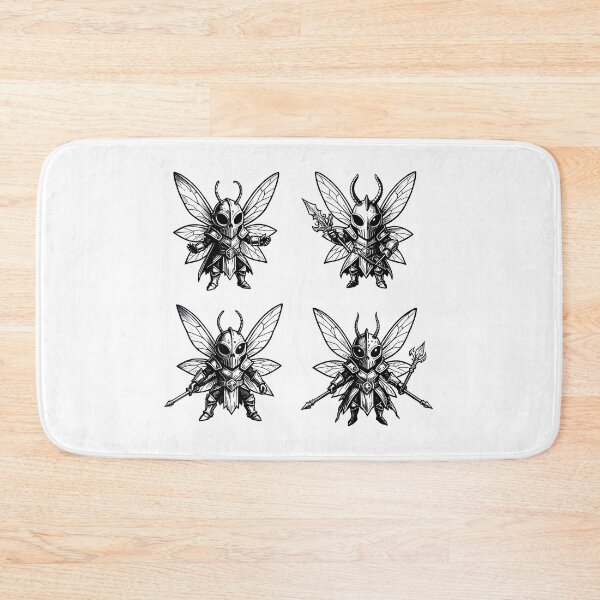 Item preview, Chibi Insect Knight Vintage Dark Fantasy Beetle Warrior designed and sold by KCasual.