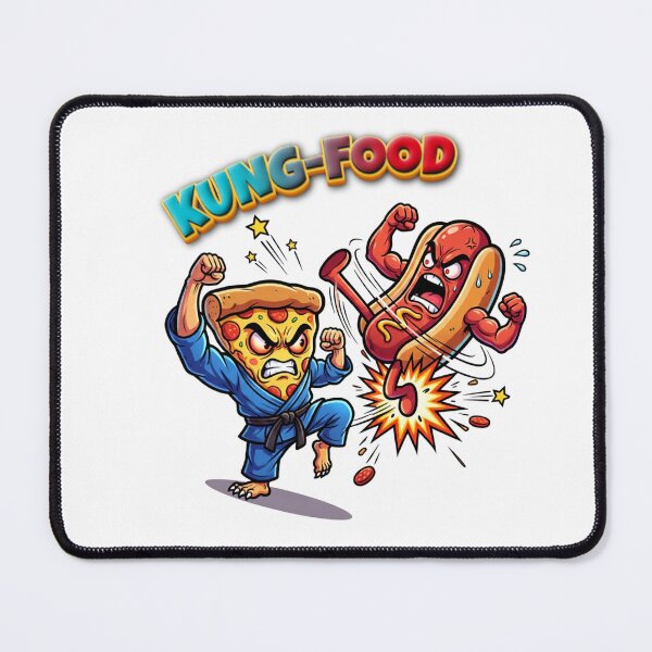 Item preview, Kung-Food | Pizza vs Hot Dog Karate Fighting designed and sold by KrystekShop.