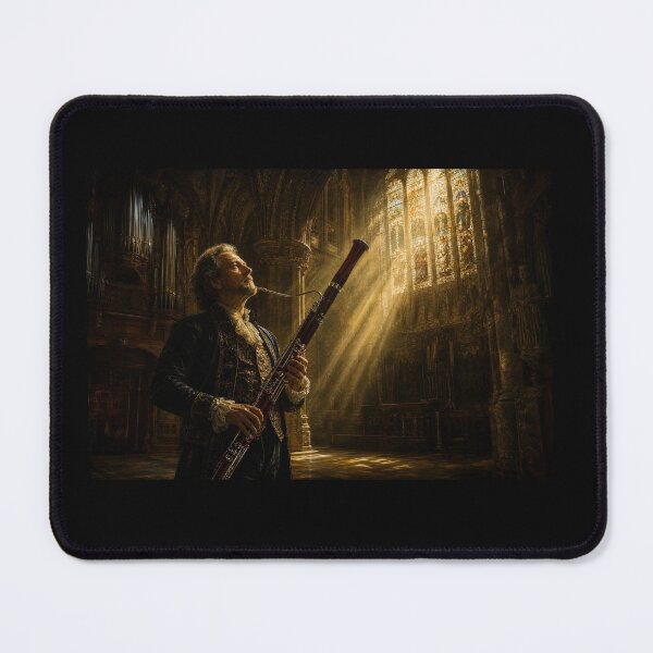 Item preview, Celestial Bassoon Solo: Baroque Light and Shadow Masterpiece designed and sold by DoReMiStudio.